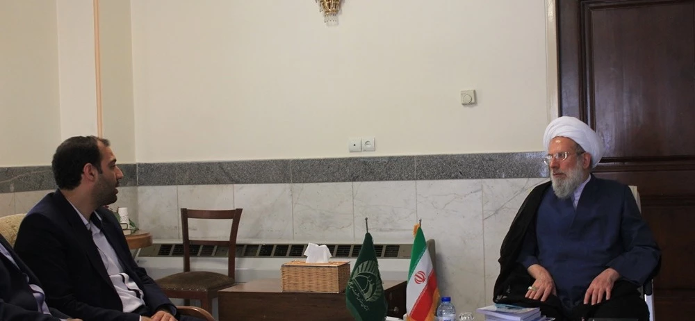 دیدار با آیت‌الله محمدی ری‌‌شهری تولیت آستان مقدس حضرت عبدالعظیم الحسنی علیه السلام
