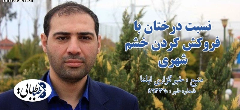 نسبت درختان با فروکش کردن خشم شهری